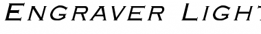 Download Engraver-Light Italic Font Download Engraver-Light Italic Font