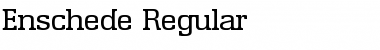 Download Enschede-Regular Font Download Enschede-Regular Font