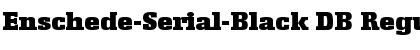 Download Enschede-Serial-Black DB Font Download Enschede-Serial-Black DB Font