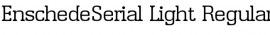 Download EnschedeSerial-Light Font Download EnschedeSerial-Light Font