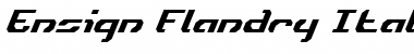 Download Ensign Flandry Italic Font Download Ensign Flandry Italic Font