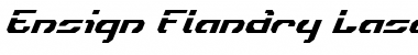 Download Ensign Flandry Laser Italic Font Download Ensign Flandry Laser Italic Font