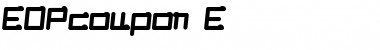 Download EOPcoupon Font Download EOPcoupon Font
