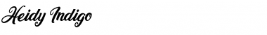 Download Heidy Indigo Font Download Heidy Indigo Font