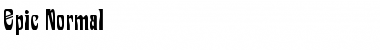 Download Epic Font Download Epic Font