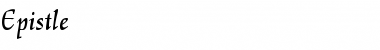 Download Epistle Font Download Epistle Font