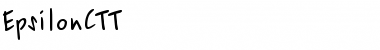 Download EpsilonCTT Font Download EpsilonCTT Font