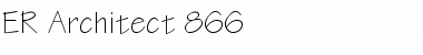 Download ER Architect 866 Font Download ER Architect 866 Font