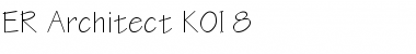 Download ER Architect KOI-8 Font Download ER Architect KOI-8 Font