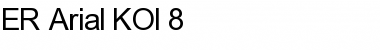 Download ER Arial KOI-8 Font Download ER Arial KOI-8 Font