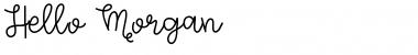 Download HelloMorgan Font Download HelloMorgan Font