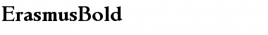 Download ErasmusBold Font Download ErasmusBold Font