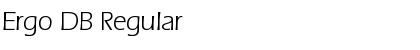 Download Ergo DB Font Download Ergo DB Font