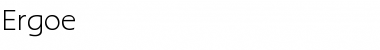 Download Ergoe Font Download Ergoe Font