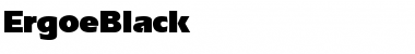 Download ErgoeBlack Font Download ErgoeBlack Font