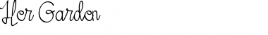 Download Her Garden Regular Font Download Her Garden Regular Font