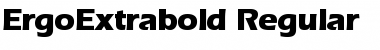 Download ErgoExtrabold Font Download ErgoExtrabold Font