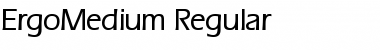 Download ErgoMedium Font Download ErgoMedium Font