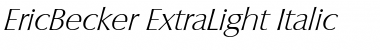 Download EricBecker-ExtraLight Font Download EricBecker-ExtraLight Font