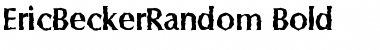 Download EricBeckerRandom Font Download EricBeckerRandom Font