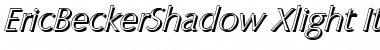 Download EricBeckerShadow-Xlight Font Download EricBeckerShadow-Xlight Font