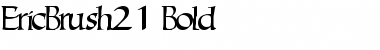 Download EricBrush21 Font Download EricBrush21 Font
