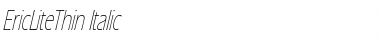Download EricLiteThin Font Download EricLiteThin Font