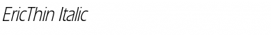 Download EricThin Font Download EricThin Font
