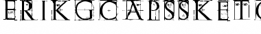Download ErikGCapsSketches Font Download ErikGCapsSketches Font