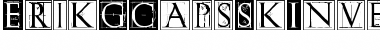 Download ErikGCapsSkInvers Font Download ErikGCapsSkInvers Font