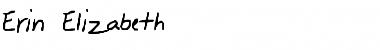 Download Erin-Elizabeth Font Download Erin-Elizabeth Font