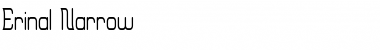Download Erinal Narrow Font Download Erinal Narrow Font