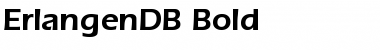 Download ErlangenDB Font Download ErlangenDB Font