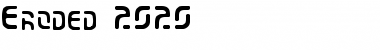Download Eroded 2020 Font Download Eroded 2020 Font