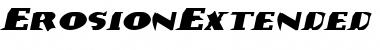 Download ErosionExtended Font Download ErosionExtended Font