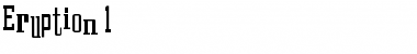 Download Eruption 1 Font Download Eruption 1 Font
