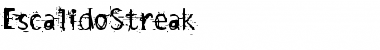 Download EscalidoStreak Font Download EscalidoStreak Font