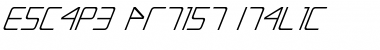 Download Escape Artist Italic Font Download Escape Artist Italic Font