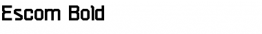 Download Escom-Bold Font Download Escom-Bold Font