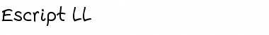 Download EscriptLL Font Download EscriptLL Font