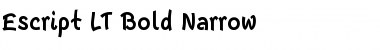 Download Escript LT BoldNarrow Font Download Escript LT BoldNarrow Font