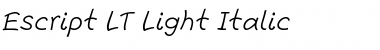 Download Escript LT Light Font Download Escript LT Light Font
