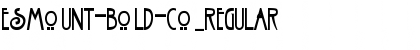 Download Esmount-Bold-Co Font Download Esmount-Bold-Co Font