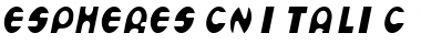 Download Espheres Cn Italic Font Download Espheres Cn Italic Font