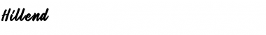 Download Hillend Font Download Hillend Font