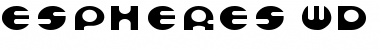 Download Espheres Wd Font Download Espheres Wd Font