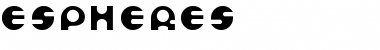 Download Espheres Font Download Espheres Font