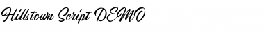 Download Hillstown Clean DEMO Font Download Hillstown Clean DEMO Font