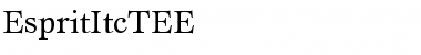Download EspritItcTEE Font Download EspritItcTEE Font