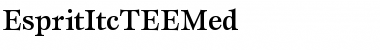 Download EspritItcTEEMed Font Download EspritItcTEEMed Font